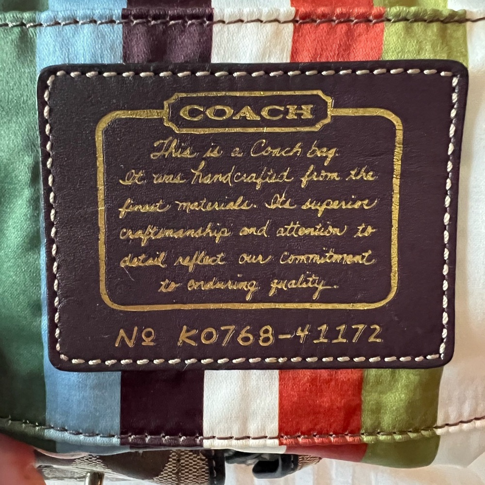 Coach Legacy Turnlock Shoulder Bag - Picture 10 of 16